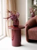 Kastanje rød vase i mundblæst glas