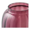 Kastanje rød vase i mundblæst glas