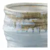 Mundblæst vase i lyseblåt glas
