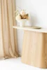 Larvik Konsol, granit/askefiner, natur/off white