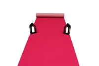 Pink Løber i nålefilt - 1 meter bredde - REST 490X100 CM.