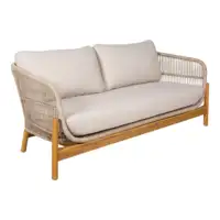 Loungesofa i akacie inkl. hynde