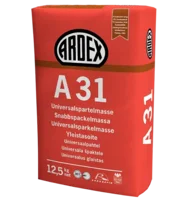 Ardex A31, Gulv & Vægspartelmasse 12,5 kg.